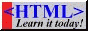 A Blinkie with "Learn HTML" on it