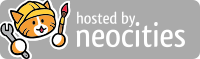 An image that says "Hosted by Neocities"